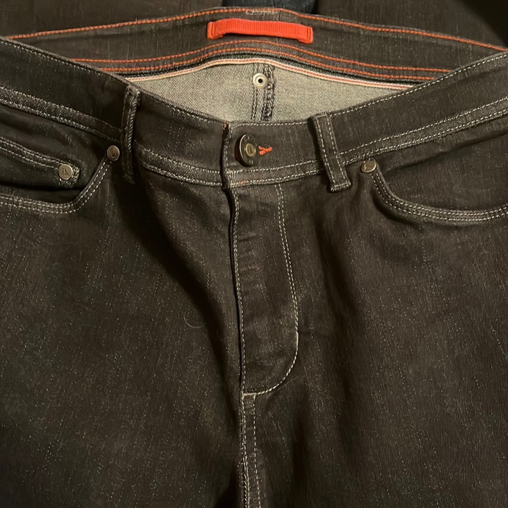 NWOT Womens 10 LL Bean modern Rise Performance Stretch Jeans black reflective